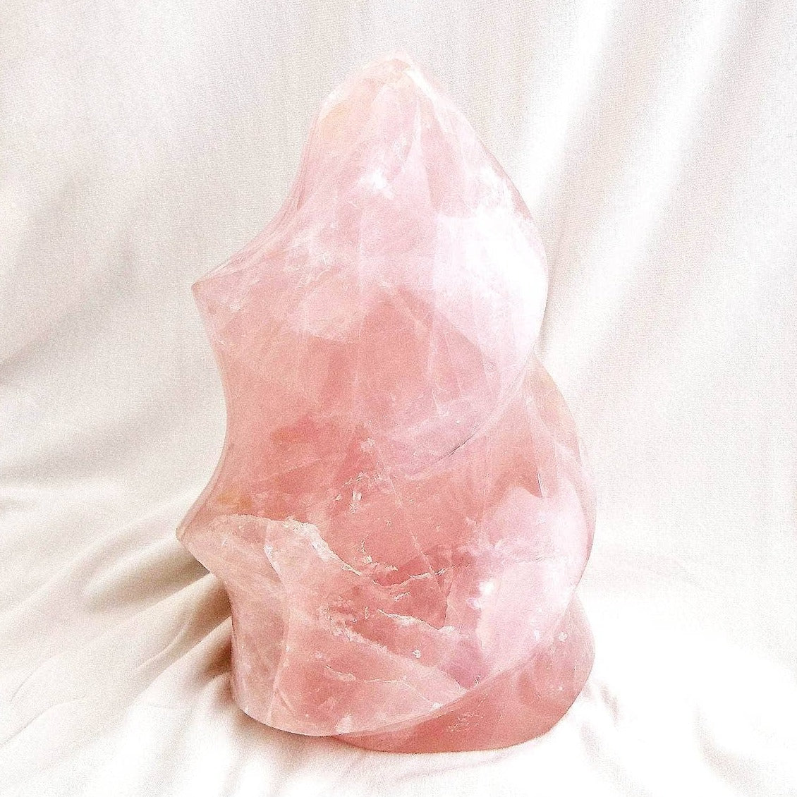 Rose Quartz Flame Crystals by Tiny Rituals