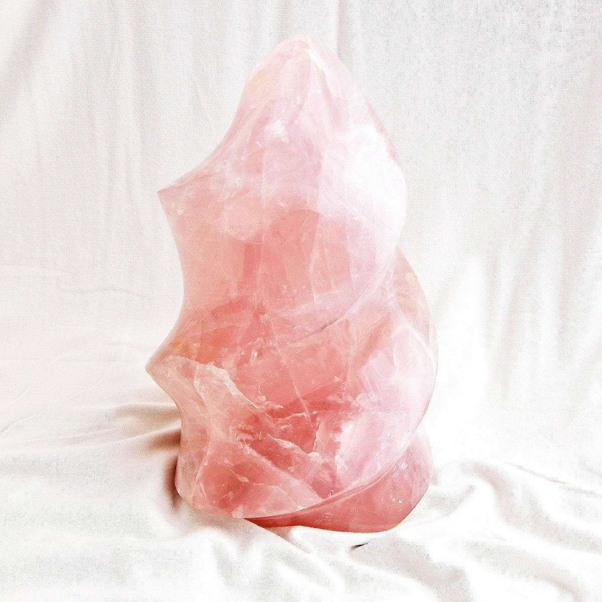 Rose Quartz Flame Crystals by Tiny Rituals