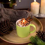 Fireside Cocoa Candle Mug Realistic Food Candle