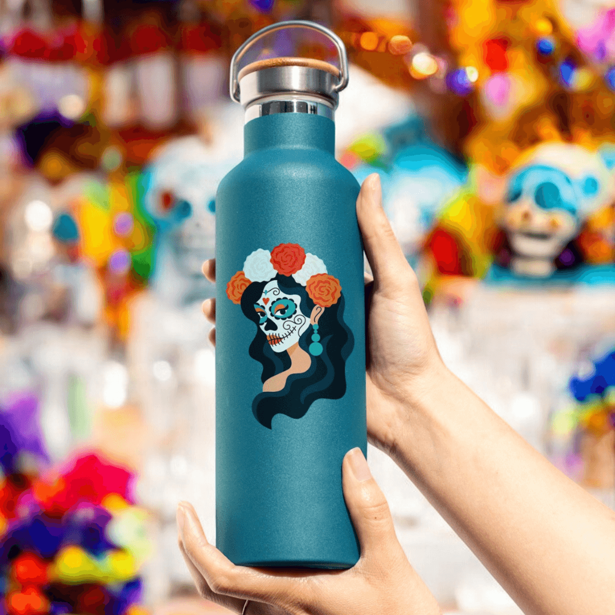 Classic 25oz Classic Bottle - Calavera