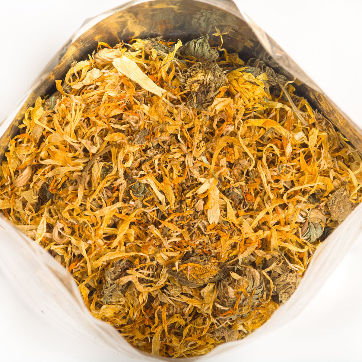 Siberian Green Calendula Flowers Petals Tea 227g (8 oz) Dried Marigold Wild Harvested Altai Golden Mountains