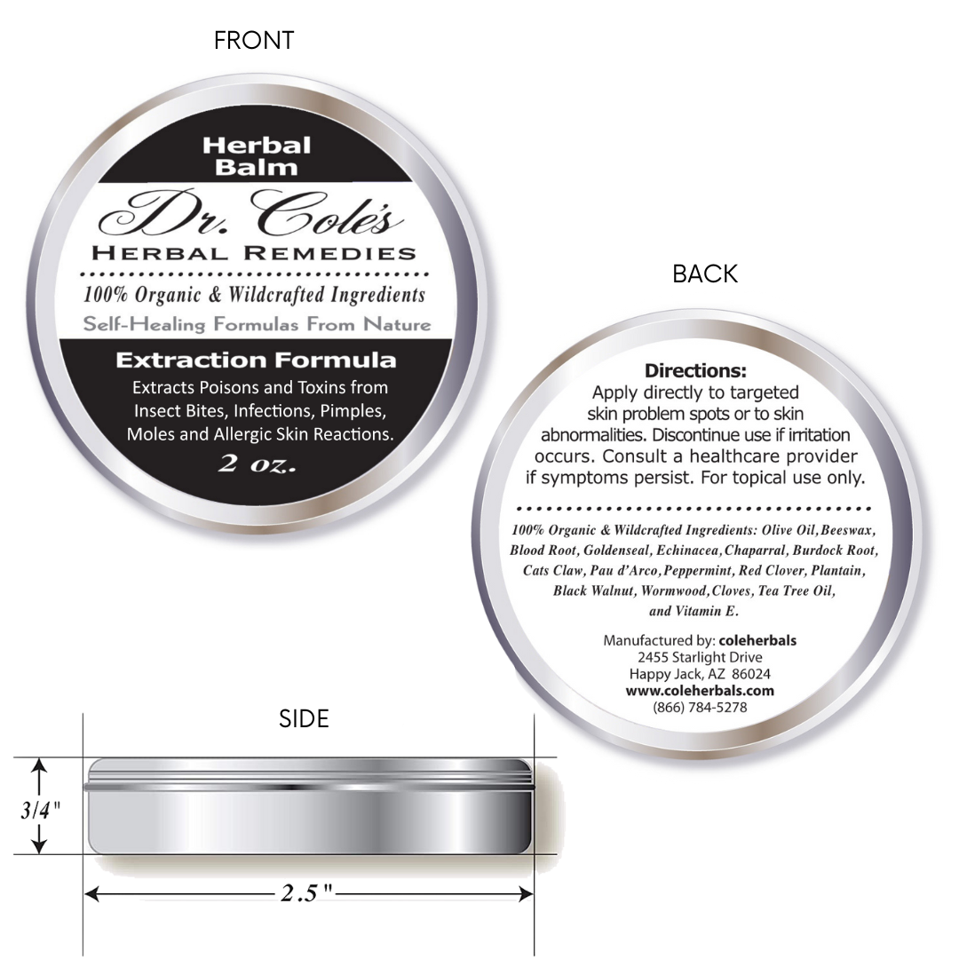 14 - Dr. Cole's Organic Extraction Herbal Balm