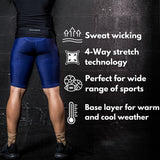 Men's 9" Compression Shorts - Black