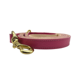 Plain Leather Dog Leashes