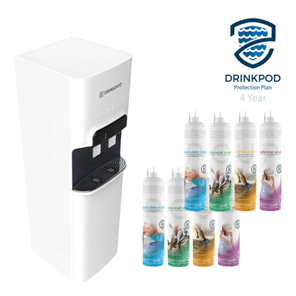 Drinkpod 5000 Pro Series - XL Large Capacity Bottleless Purification Water Cooler by Drinkpod