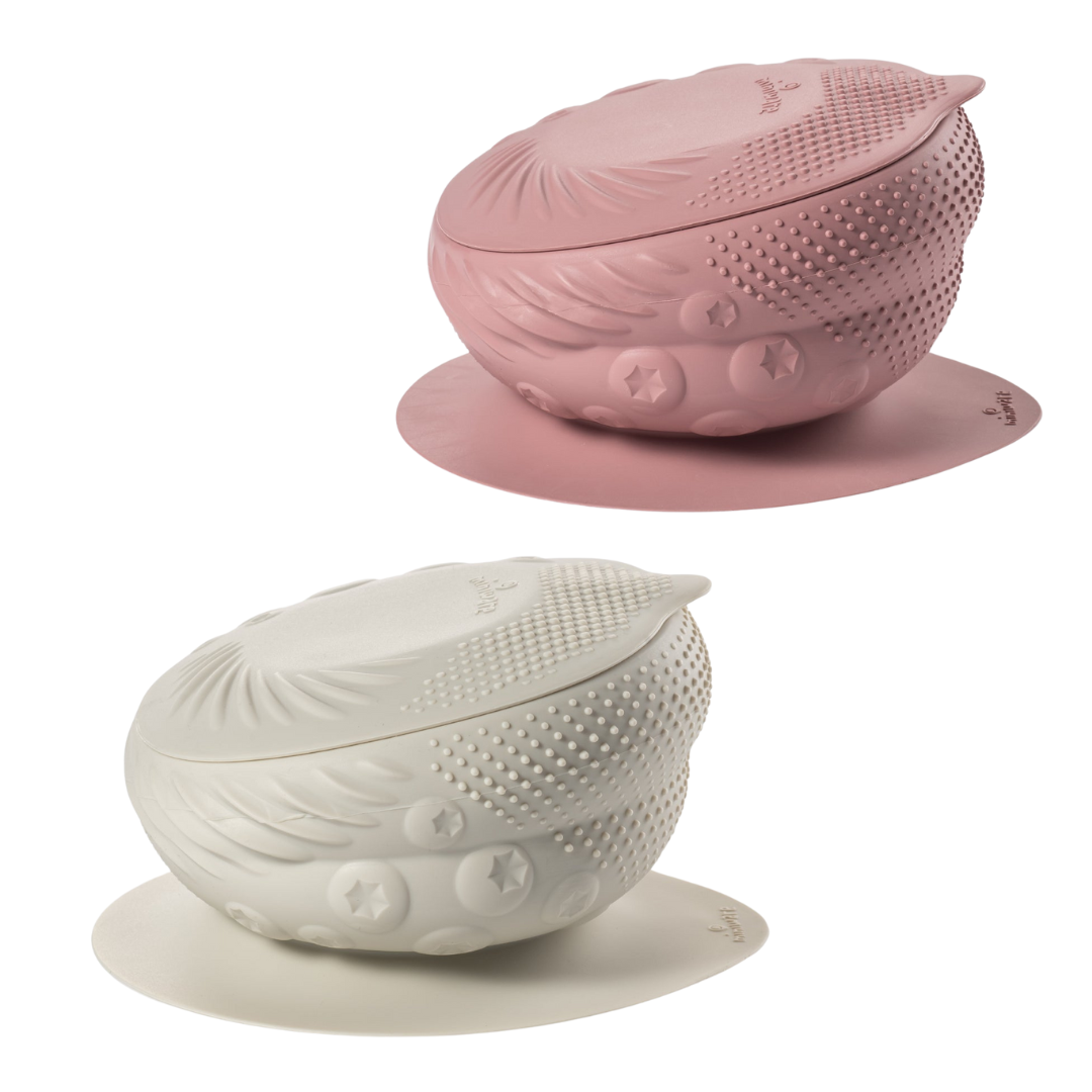 Sensory Bowl Bundle Set - Raspberry & Oat by Miniware