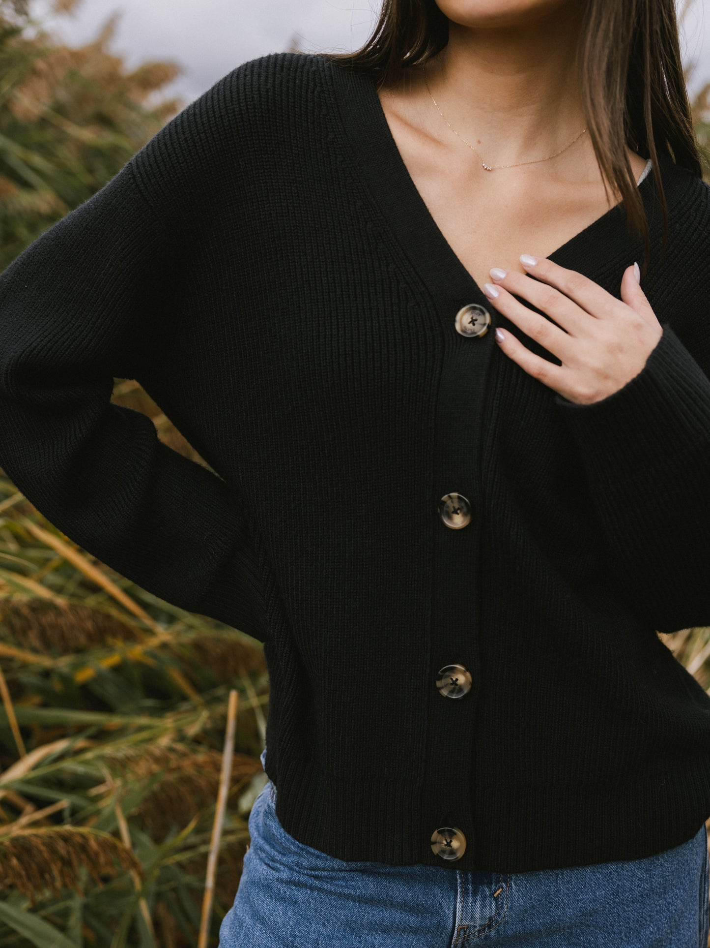 Oversized Classic Cardigan