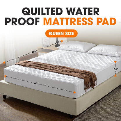 Cheer Collection 100% Waterproof Quilted Mattress Protector