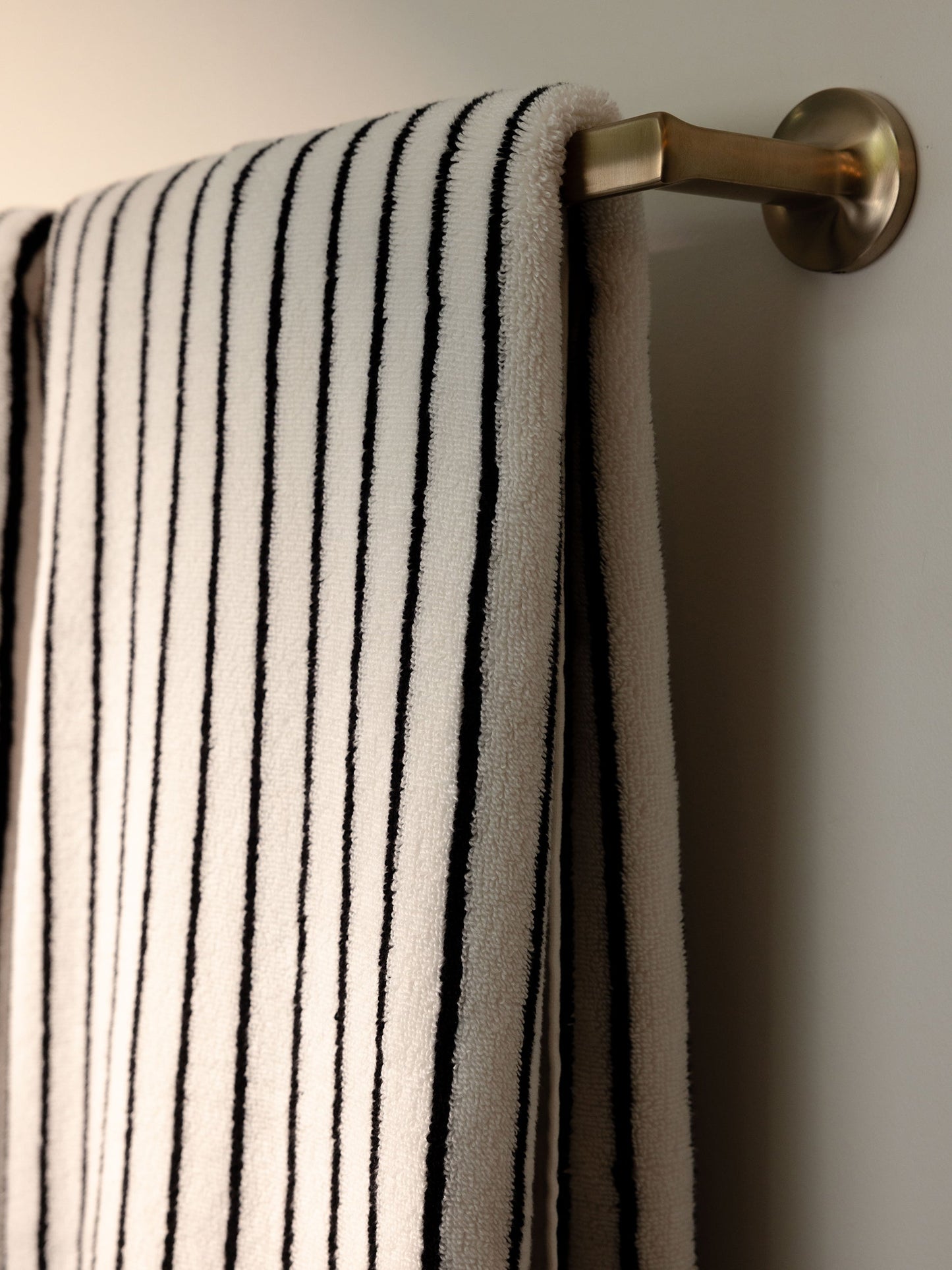 Luxe Striped Bath Towels