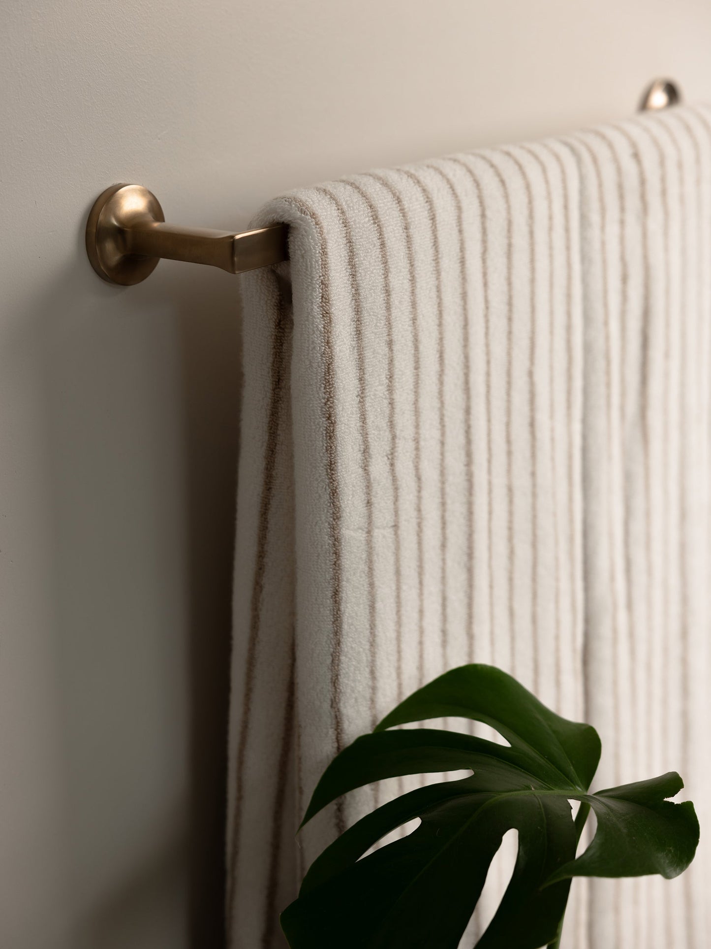 Luxe Striped Bath Towels