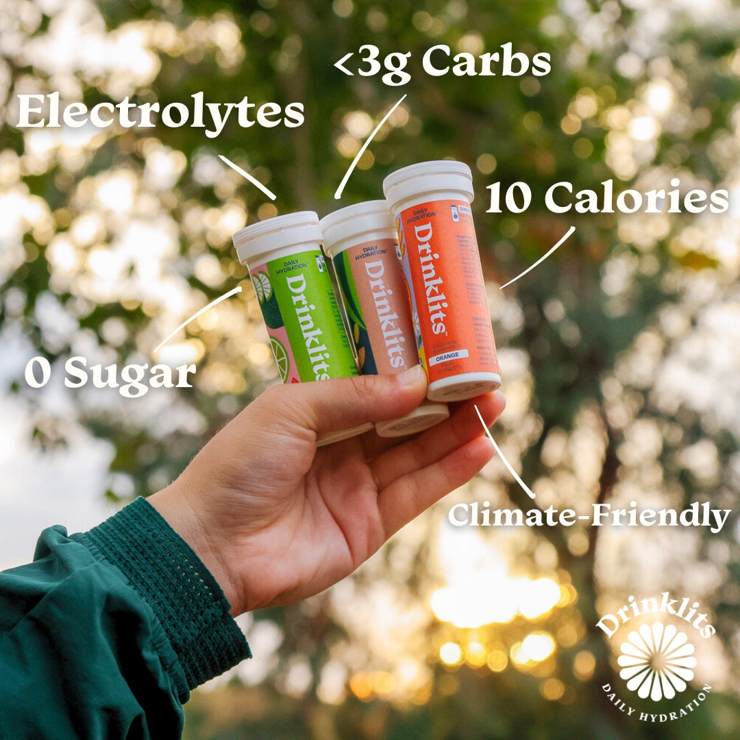 Hydration Bundle: Electrolyte Tablets in 3 Flavors by Drinklits