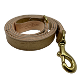 Croc Leather Dog Leashes