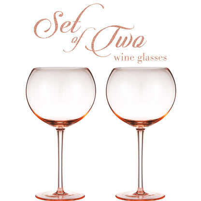 Berkware Set of 2 Sparkling Colored Glasses