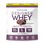 Double Chocolate Designer Whey 2 lb : 100% Whey Protein Powder - Designer Protein®