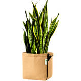 GeoPot Fabric  Pot with Velcro - Tan by Geopot