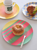 3 - Pack Whimsical Bamboo Fiber Plates