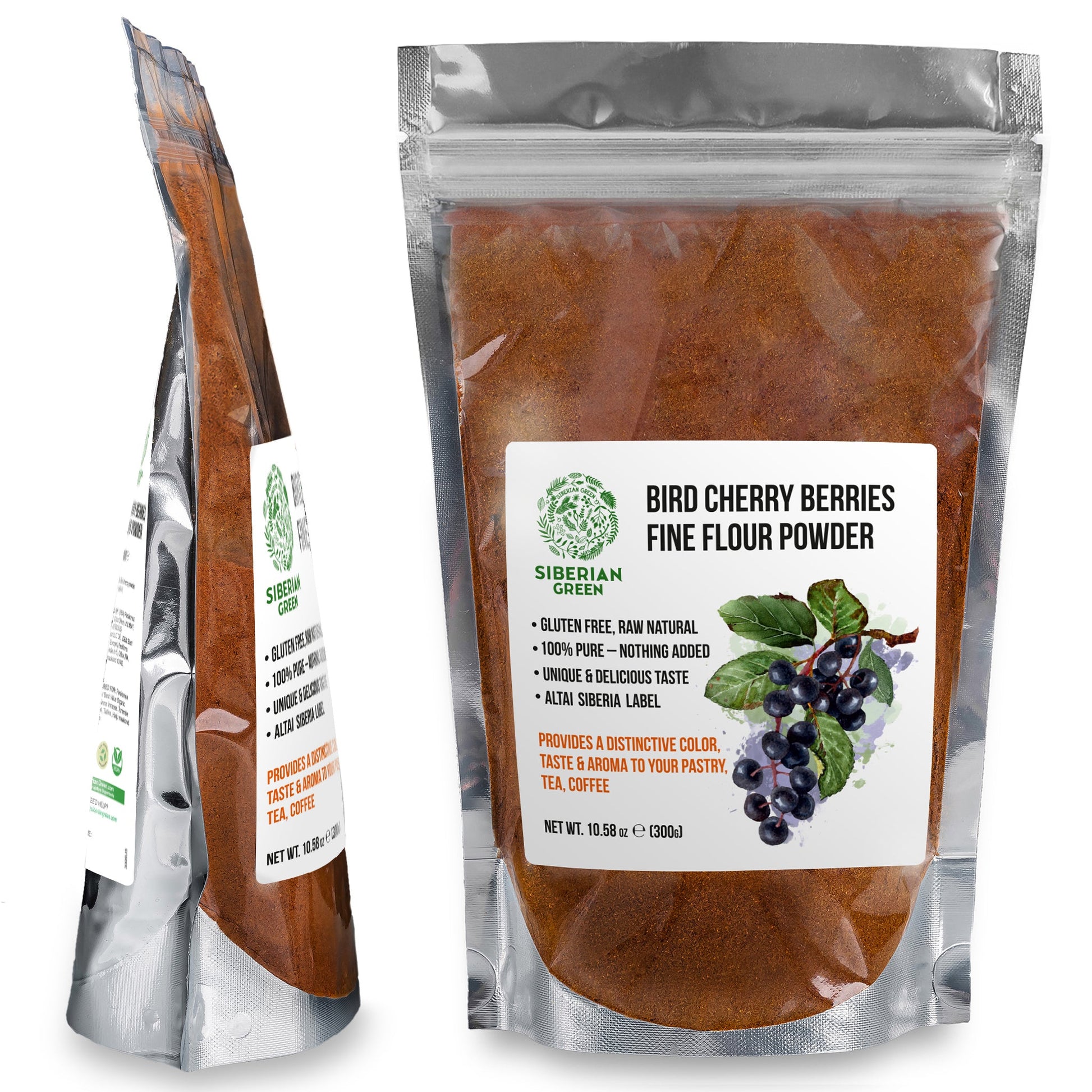 Premium Wild-Harvested Bird Cherry Flour, 300g – Natural & Nutrient-Rich