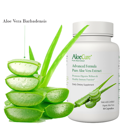 AloeCure Advanced Formula Capsules - 30ct Travel Size