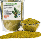 White Pine Needle Tea Loose Powder with Juniper Berries 200g – 100% Natural & Organic from Siberian Green