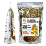 Siberian Green Sea Buckthorn Tea with Black Currant Leaves – Wild-Harvested & Caffeine-Free