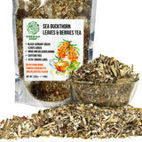 Siberian Green Sea Buckthorn Tea with Black Currant Leaves – Wild-Harvested & Caffeine-Free