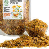 Siberian Green Calendula & Chamomile Tea – Wild Harvested Caffeine-Free (227g / 8 oz)