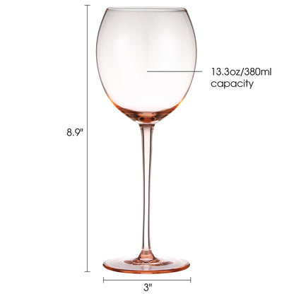 Berkware Set of 2 Sparkling Colored Glasses