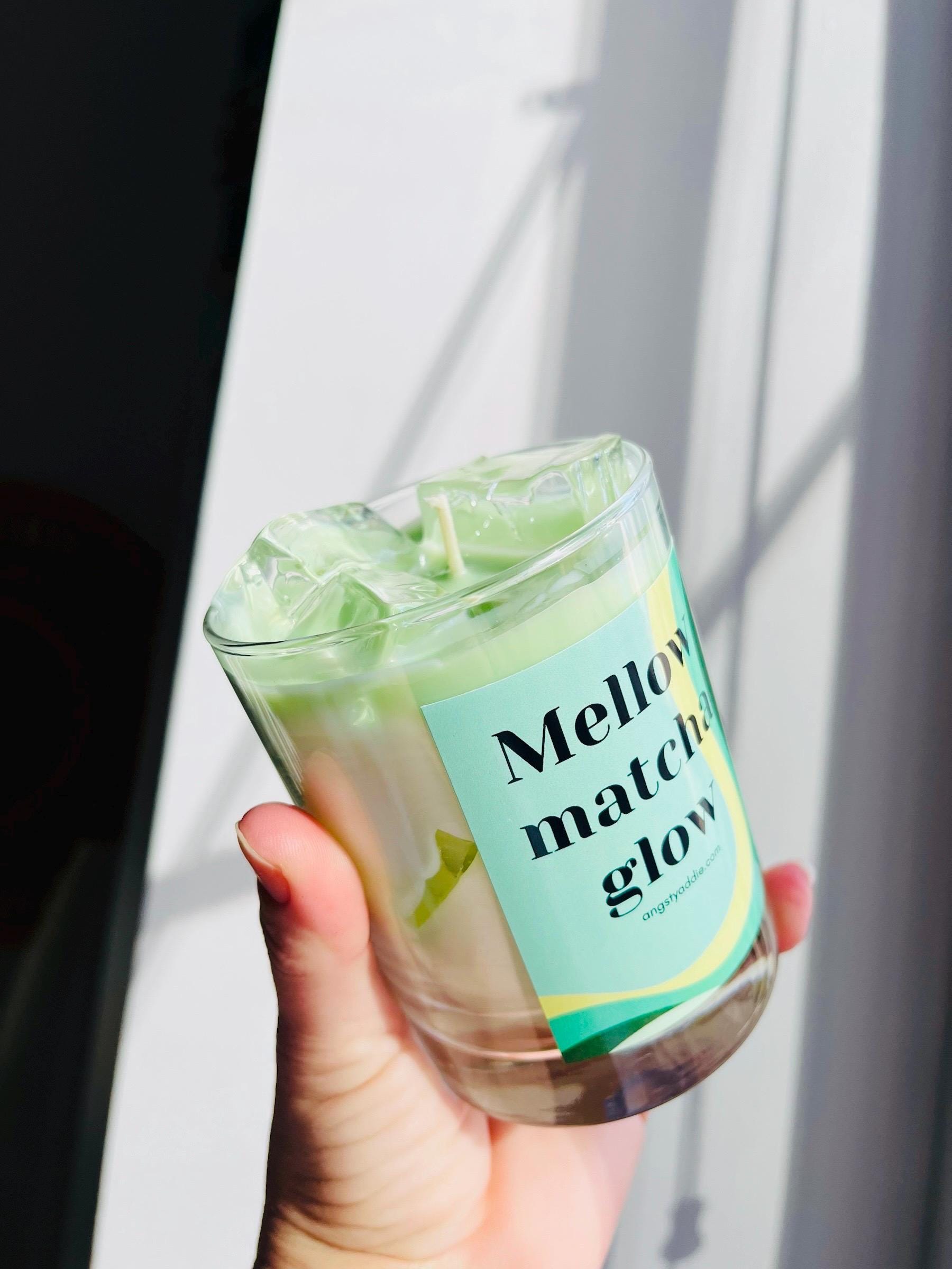 Iced Matcha Scented Candle by Angsty Addie
