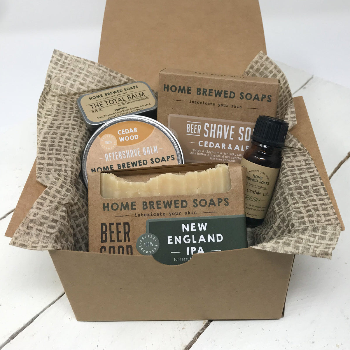 Shaving Gifts for Him - Valentines Gifts For Men by Home Brewed Soaps