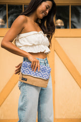 Foldover Clutch - Neela Heera by Rice Love