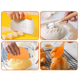 Cheer Collection 2-Piece Bread Proofing Basket Set – Premium Round Rattan Sourdough Banneton Kit with Essential Baking Tools