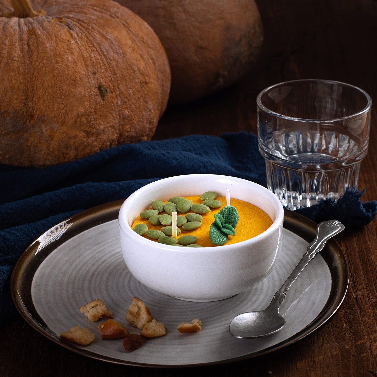 Pumpkin Soup Bowl Scented Candle