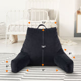 Cheer Collection Kids Size Reading Pillow with Arms for Sitting Up in Bed