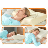 Cheer Collection Memory Foam Anti Snore Therapeutic Neck Pillow