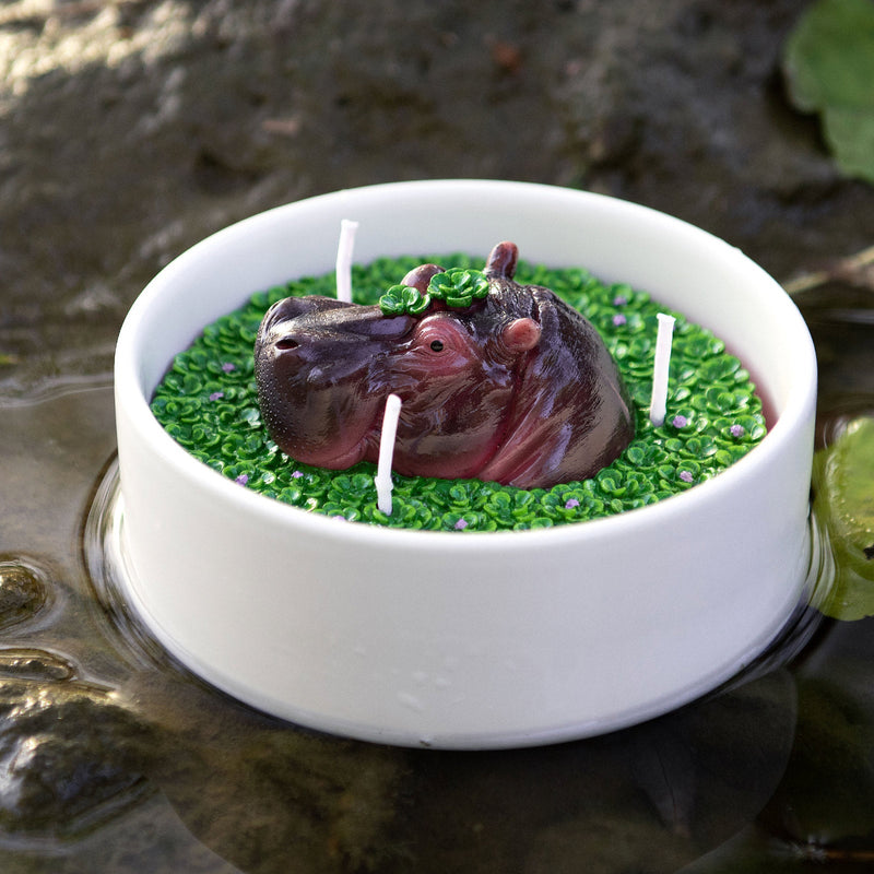 Hippo Aromatherapy Scented Candle  Bowl