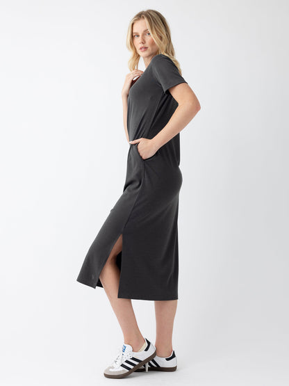 Women's Brushed Bamboo Midi Dress