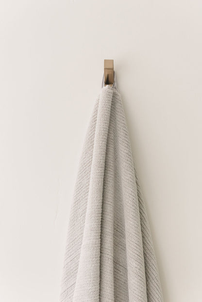 Ribbed Terry Bath Towel Set