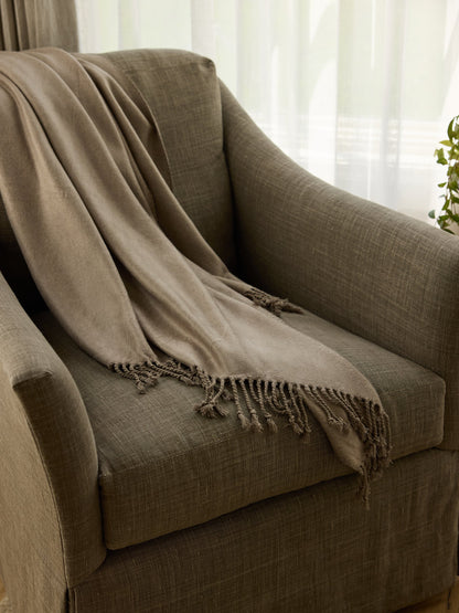 Bamboo Tassel Throw