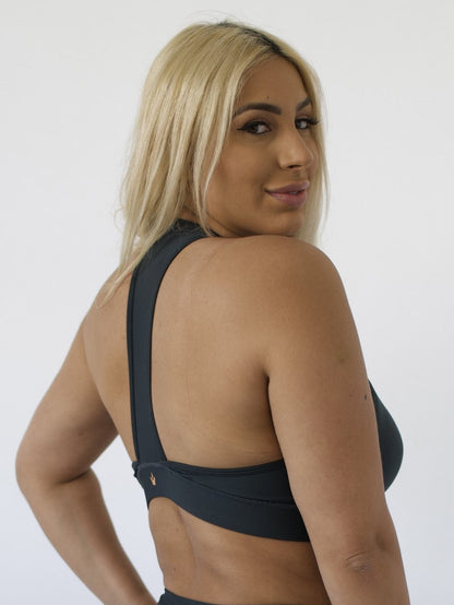 Sports Bra | MIDNIGHT by Obsession Shapewear