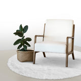 Cheer Collection Plush Shaggy Hair Area Fuzzy Rug - 4' Round