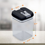 Cheer Collection Airtight Food Storage Containers - Set of 8 Identical 28oz Pantry Bins with Lids - Multiple Colors Available