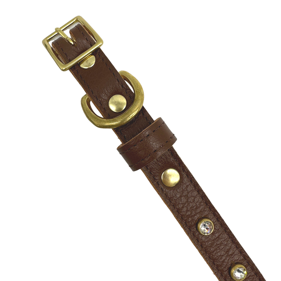 Plain Leather Dog Collar