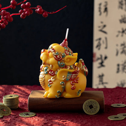 Chinese Fortune PIXIU Candle