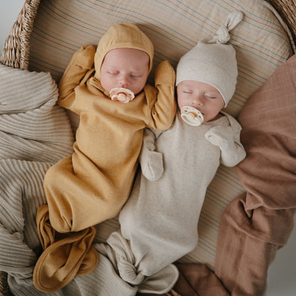 Knitted Ribbed Baby Blanket