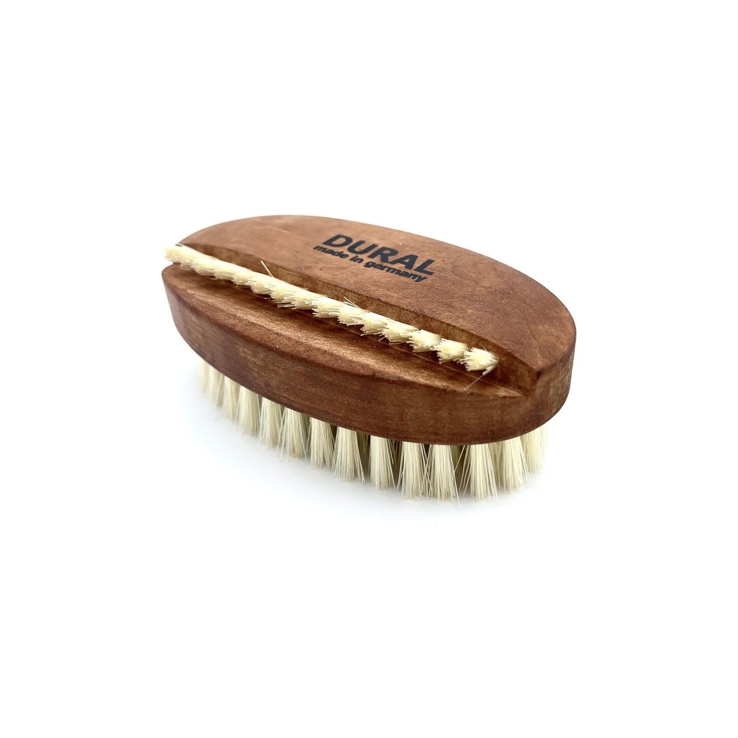 Dural Hand & Nail Brush Pure Natural Bristles Steamed Pear Wood