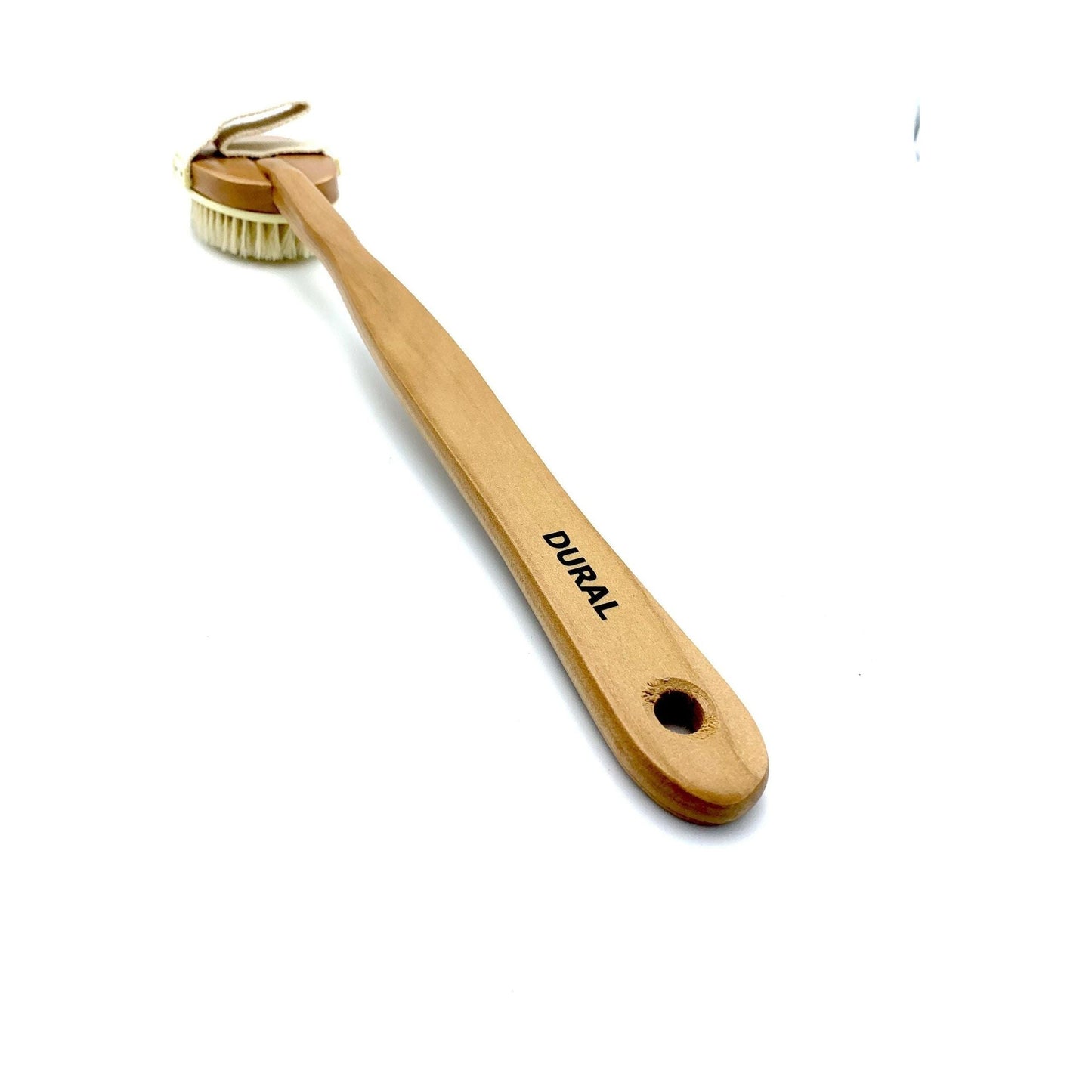 Dural Bath Brush With Handle. Maple Wood