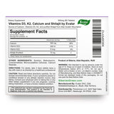 Mountain Calcium with Vitamins D3 + K2 and Shilajit - 80 Tablets | Evalar