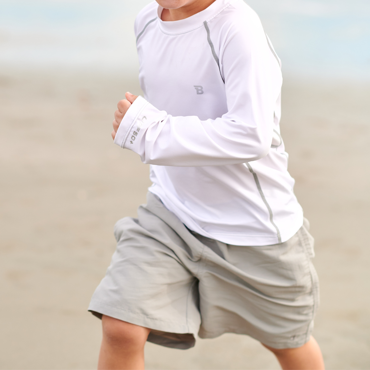 UPF 50+ Performance Short | Castaway Gray