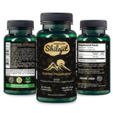 Golden Mountains Shilajit Vegan Capsules – 500mg | 90 Count