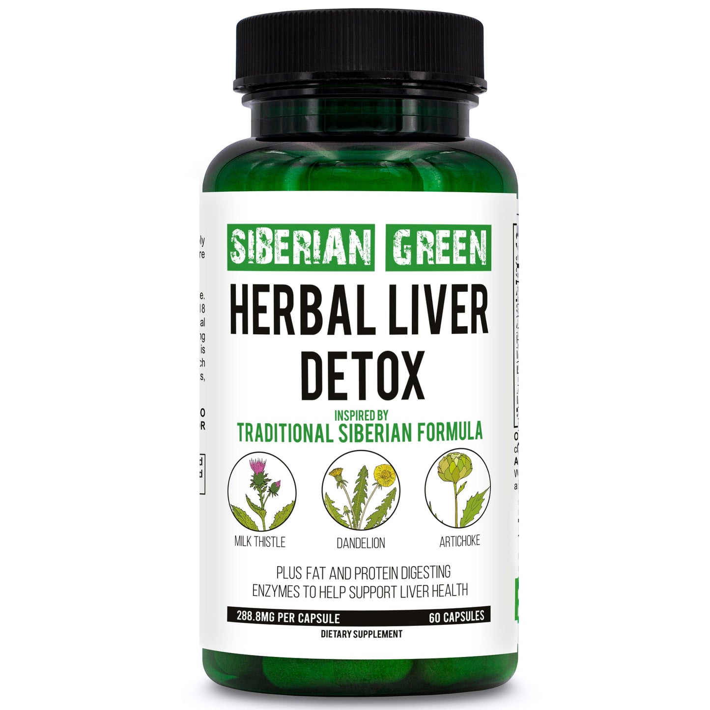 Herbal Liver Detox – Milk Thistle & Artichoke Capsules